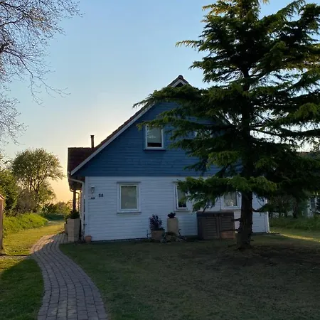 Nyaraló Freistehendes Einfamilienhaus Mit Boddenblick Naehe Ostsee Fuhlendorf